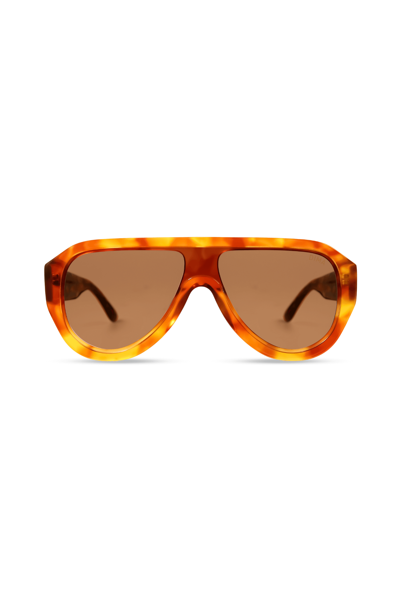 DIMA Eyewear Saffron Havana Frame Brown Lens 1
