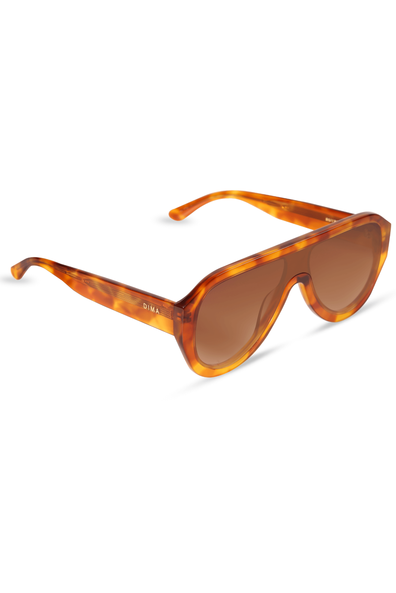 DIMA Eyewear Saffron Havana Frame Brown Lens 3