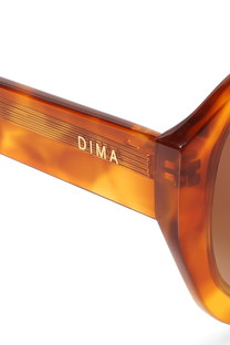 DIMA Eyewear Saffron Havana Frame Brown Lens 5