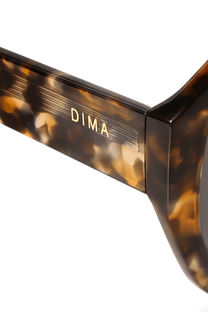 DIMA Eyewear Saffron Smoky Tortoise Frame Grey Lens 5