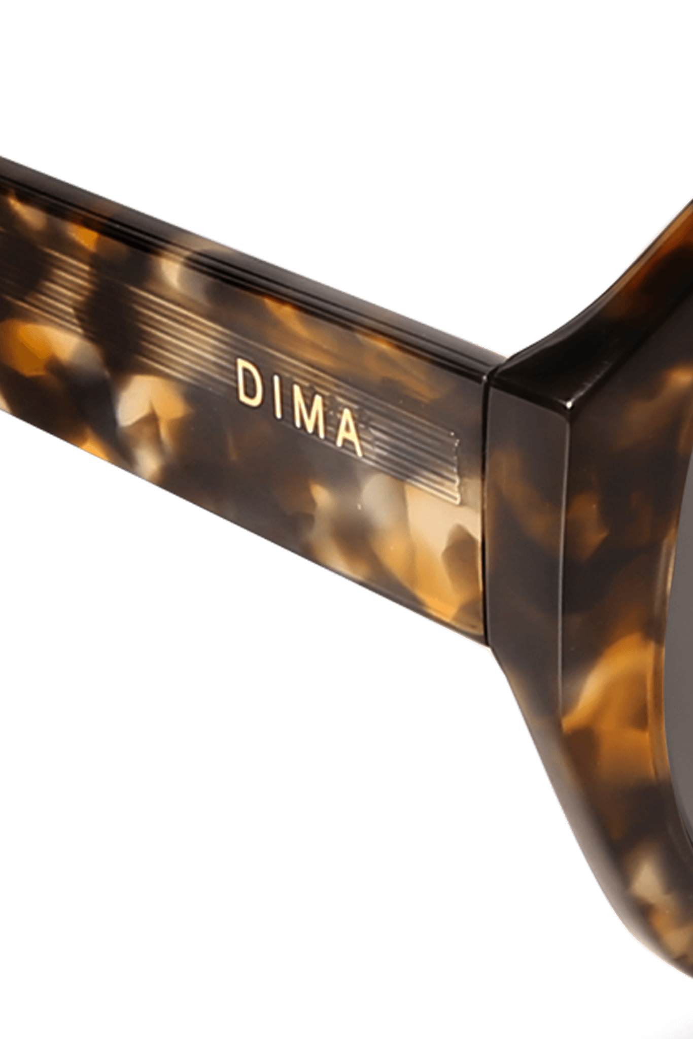 DIMA Eyewear Saffron Smoky Tortoise Frame Grey Lens 5