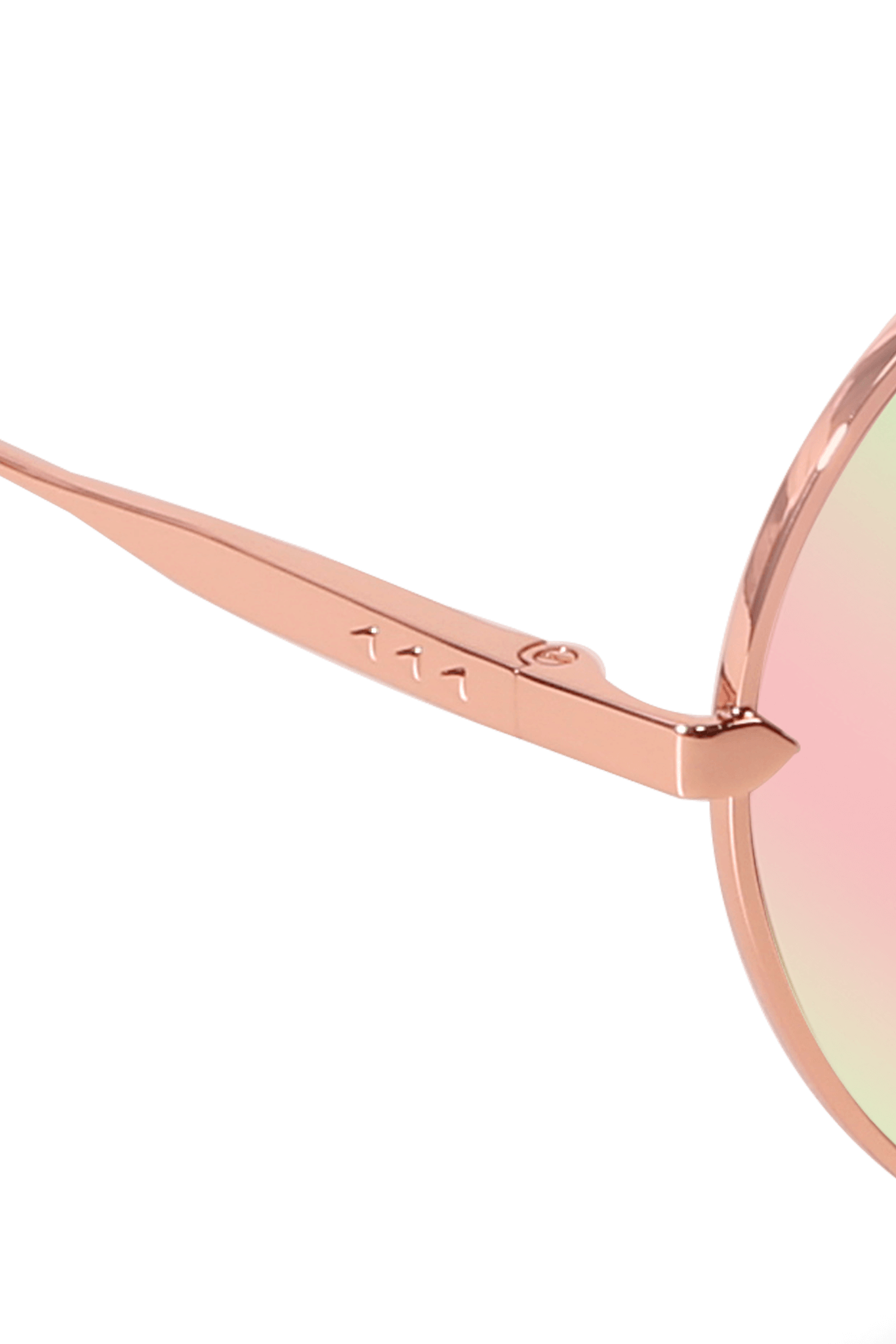 DIMA Eyewear Skyra Rose Gold Pink Frame Pink Mirror Lens 5