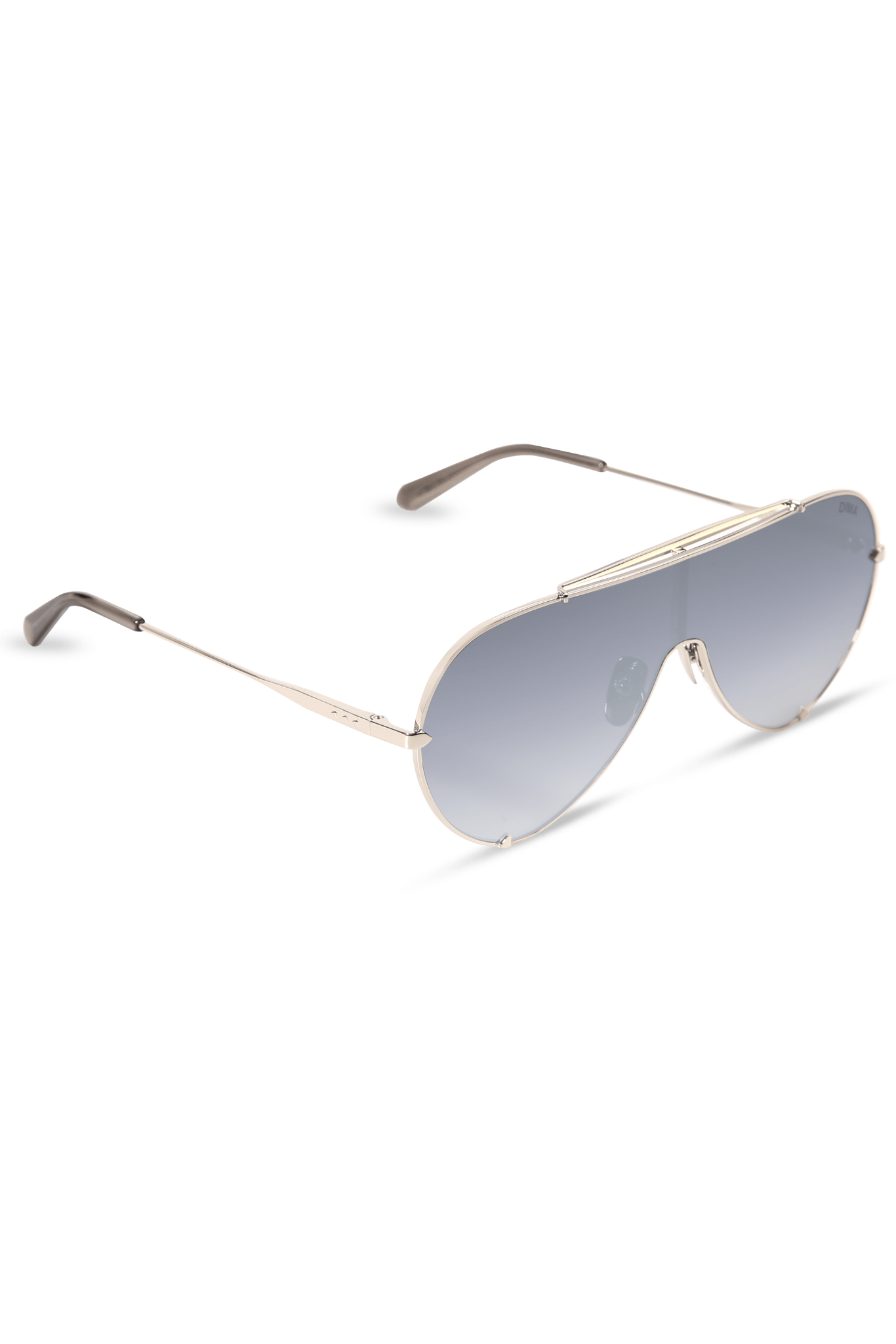 DIMA Eyewear Skyra Silver Crystal Grey Frame Grey Gradient Mirror Lens 1