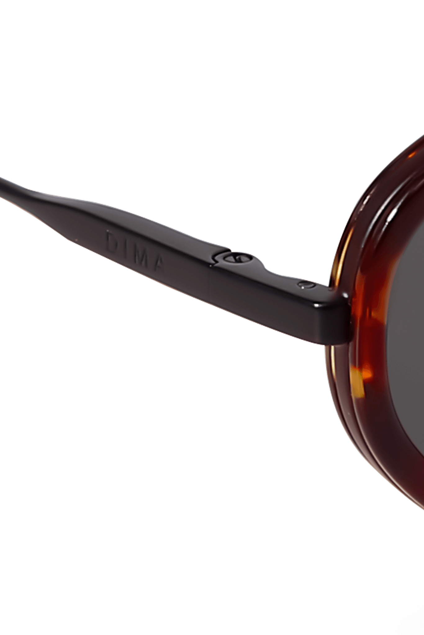 DIMA Eyewear Solis Black Dark Tortoise Frame Grey Lens 5
