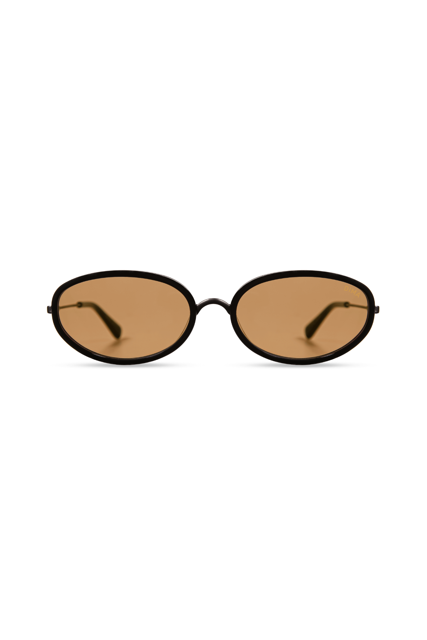 DIMA Eyewear Solis Black Frame Light Brown Lens 2
