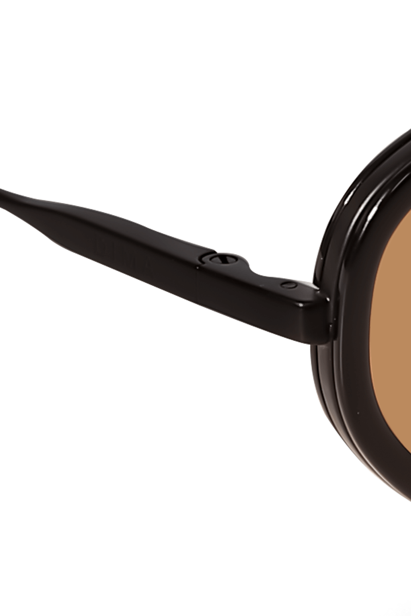 DIMA Eyewear Solis Black Frame Light Brown Lens 5