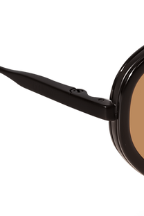 DIMA Eyewear Solis Black Frame Light Brown Lens 5