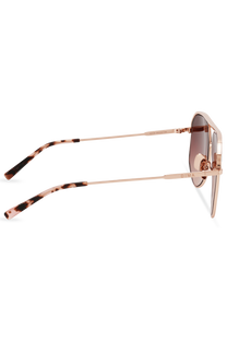 DIMA Glass Nova Rose Gold Pink Tortoise Frame Taupe Mirror Lens 4