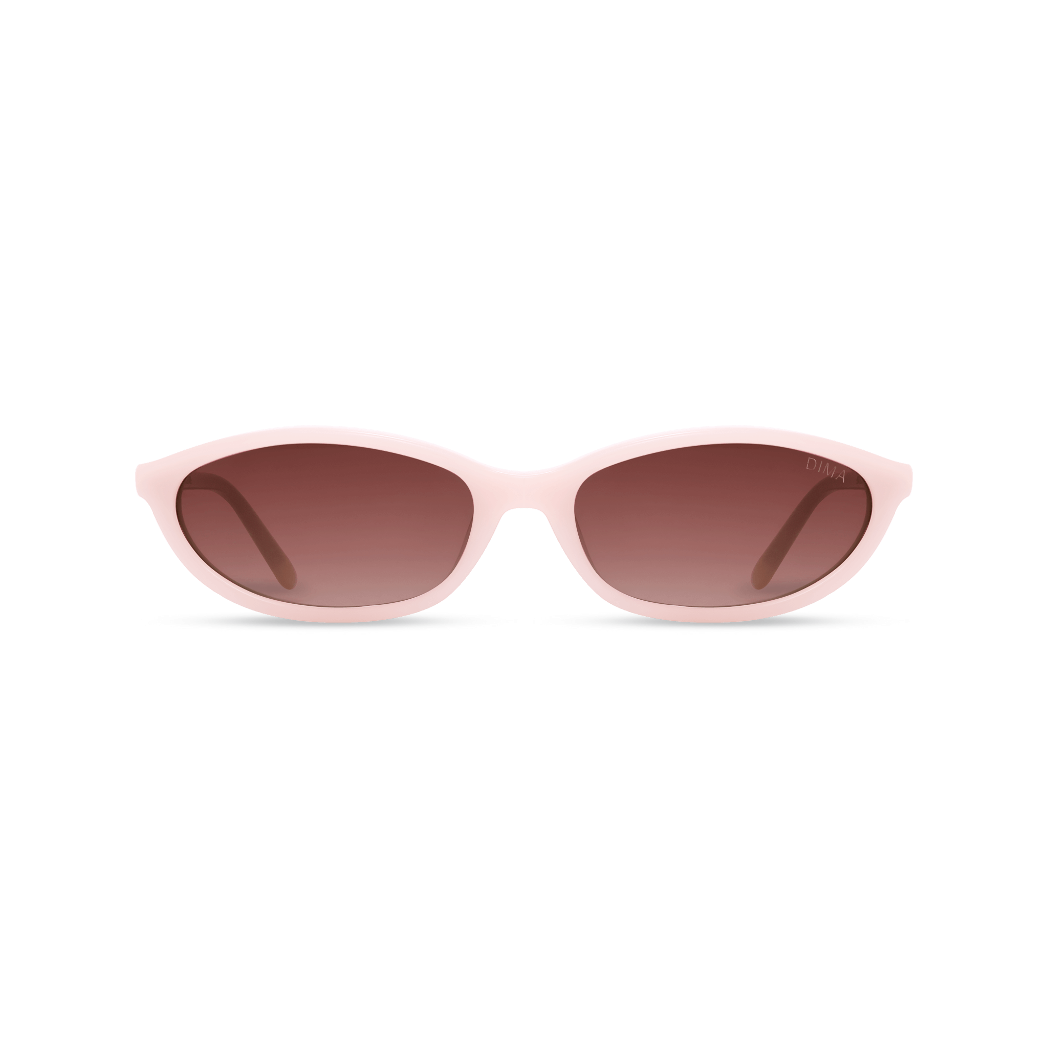 DIMA Sunglasses Dina Pink Frame Red Gradient Lens 1