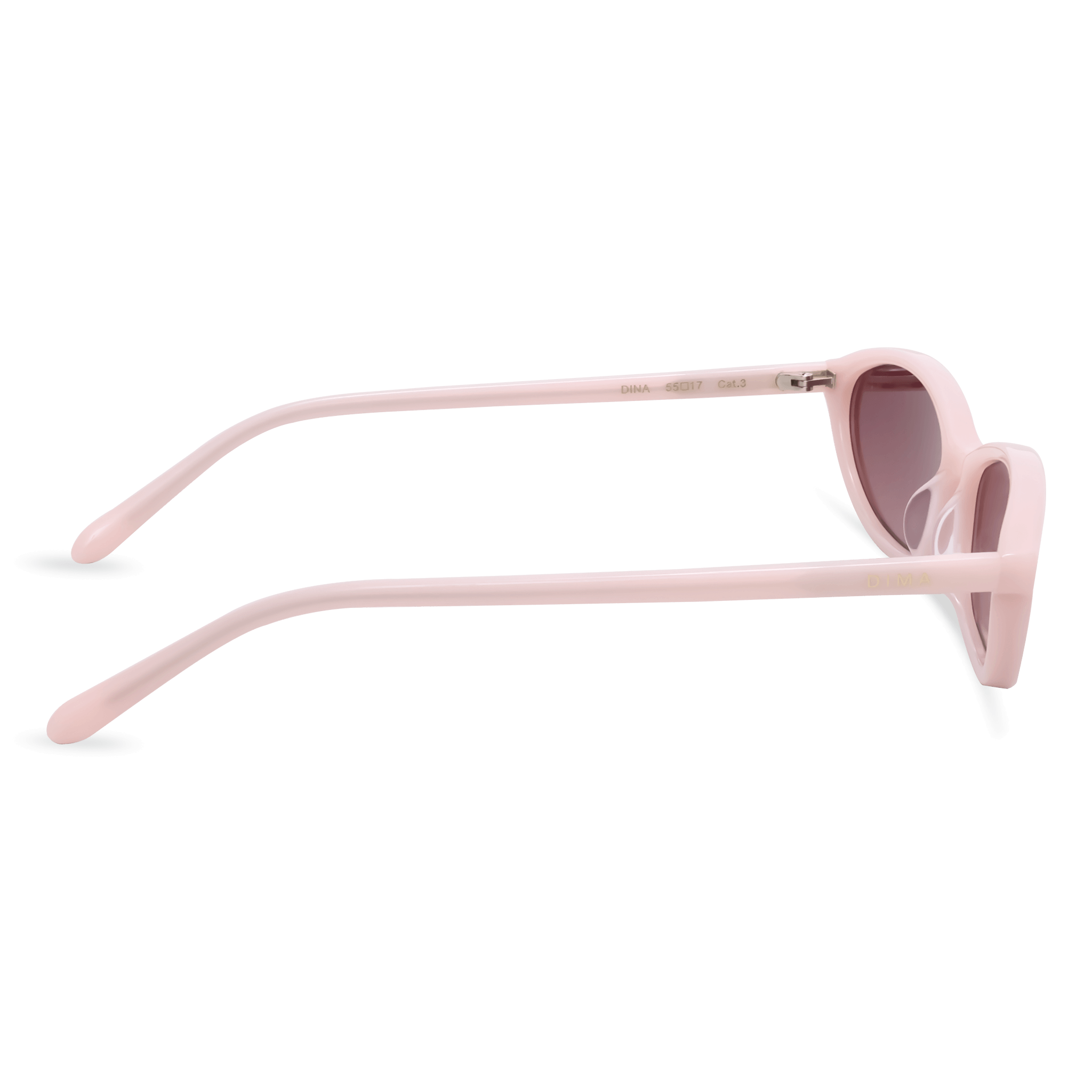 DIMA Sunglasses Dina Pink Frame Red Gradient Lens 4