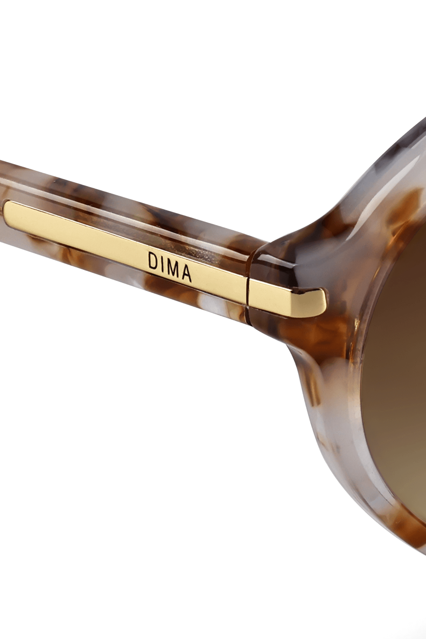 DIMA Sunglasses Eclipz Brown Pearl Frame Brown Gradient Lens 5