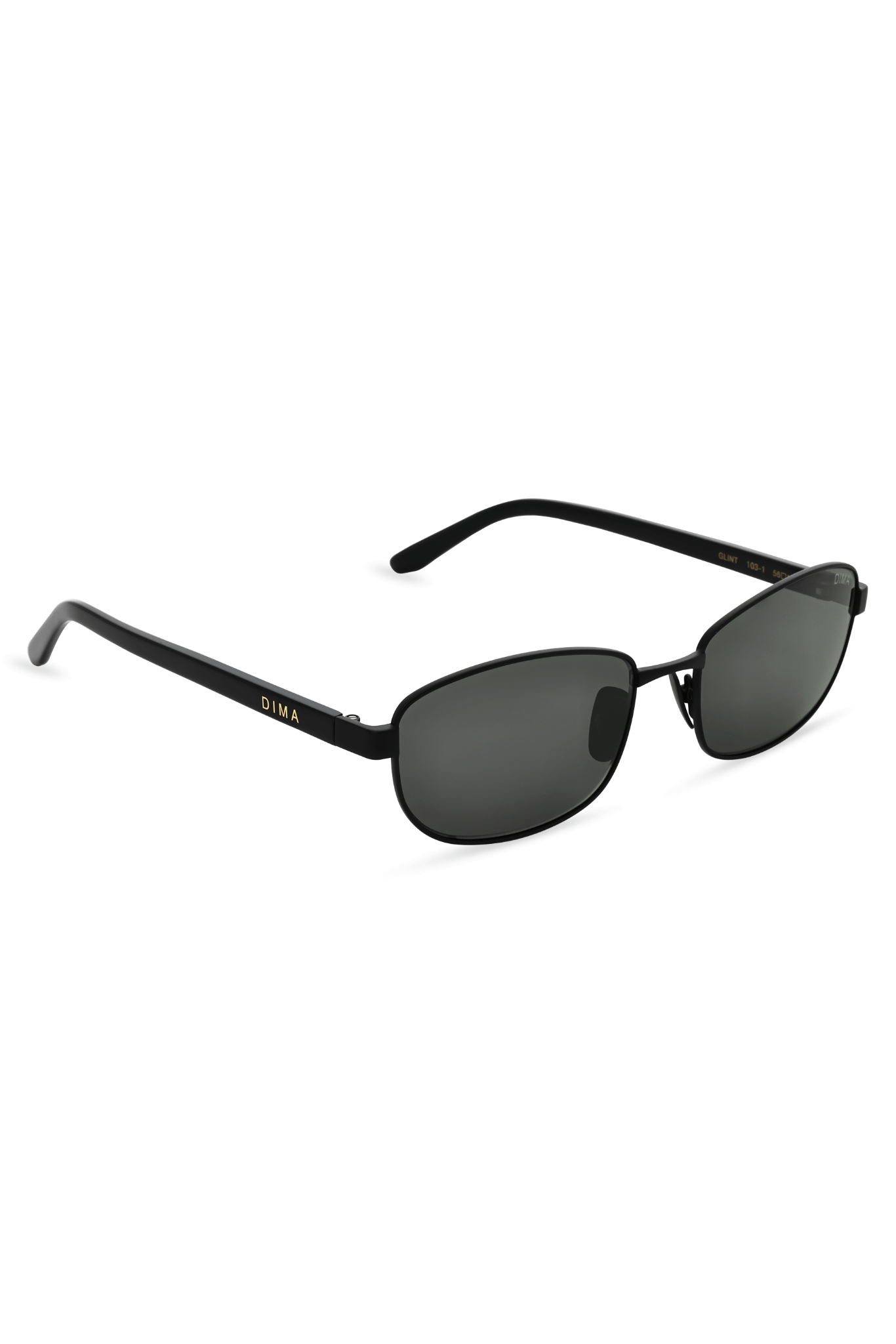DIMA Sunglasses Glint Black Frame Grey Lens 3