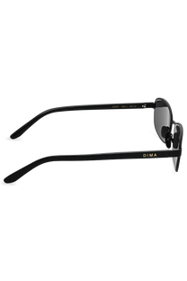 DIMA Sunglasses Glint Black Frame Grey Lens 4