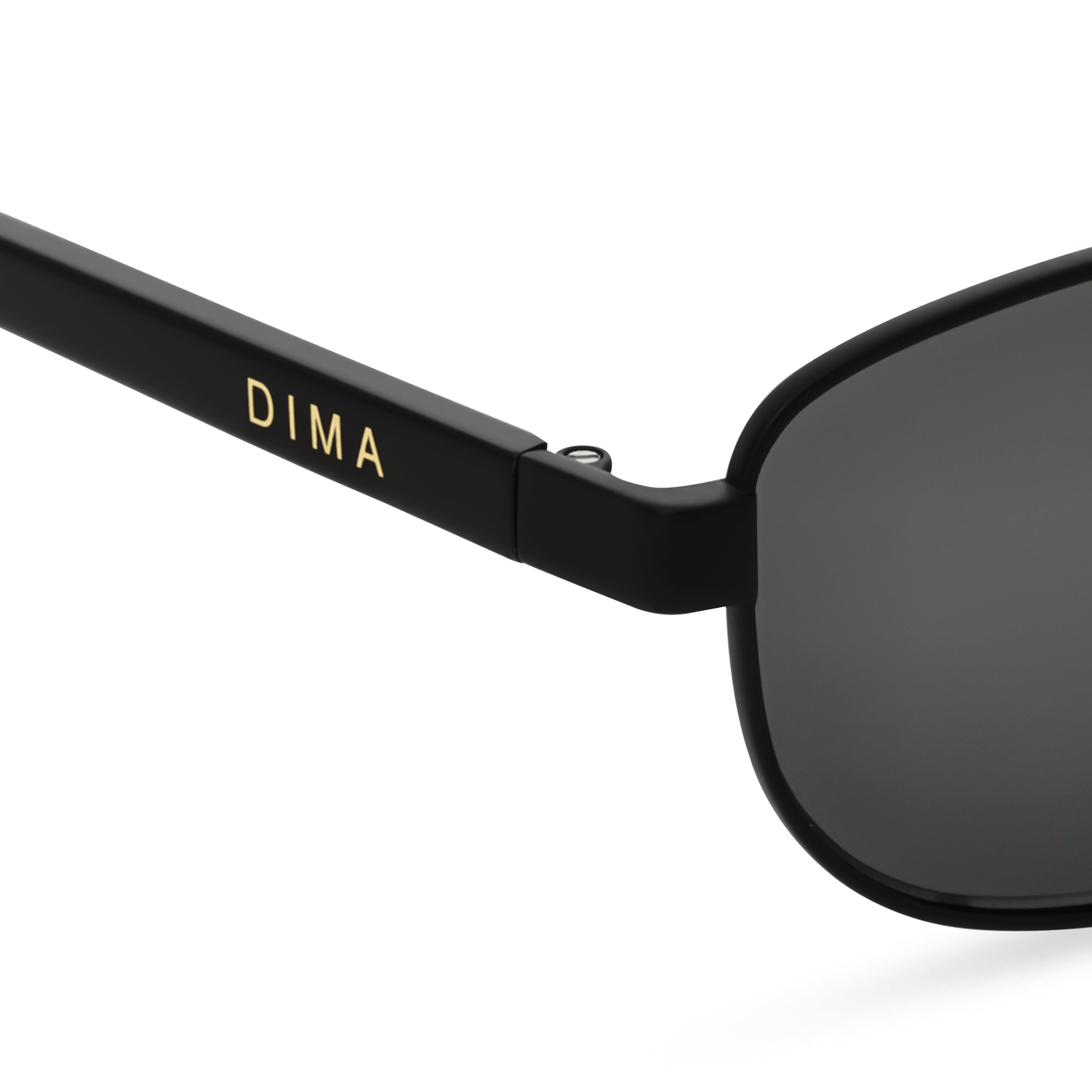 DIMA Sunglasses Glint Black Frame Grey Lens 5