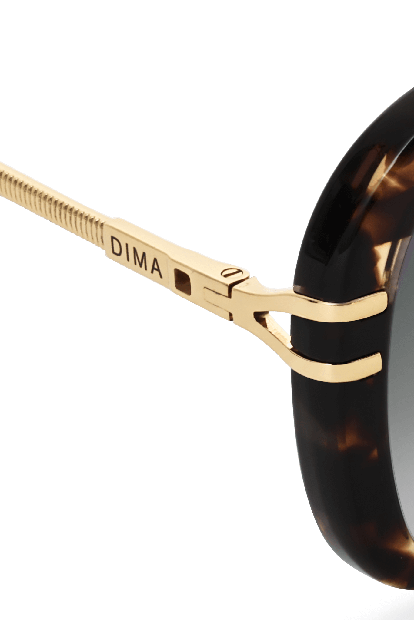 DIMA Sunglasses Spark Espresso Tortoise Frame Grey Gradient Lens 5