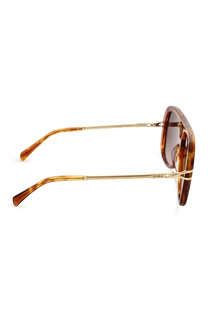 DIMA Sunglasses Spark Light Tortoise Frame Brown Gradient Lens 4