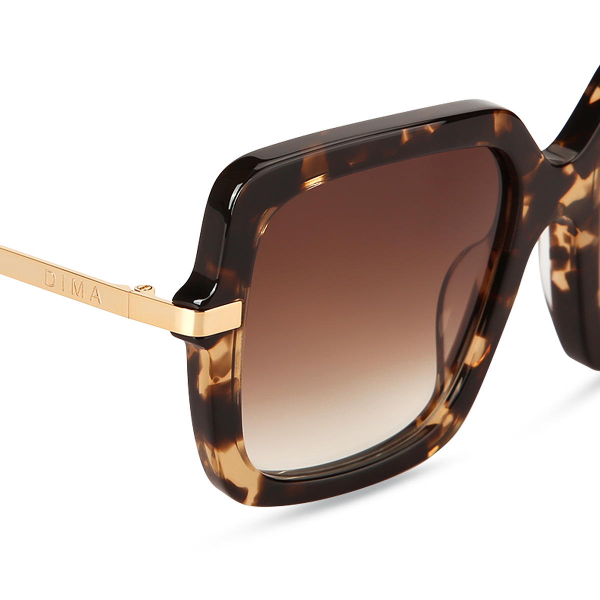 Deena Blonde Tortoise women sunglasses oversized squared 4