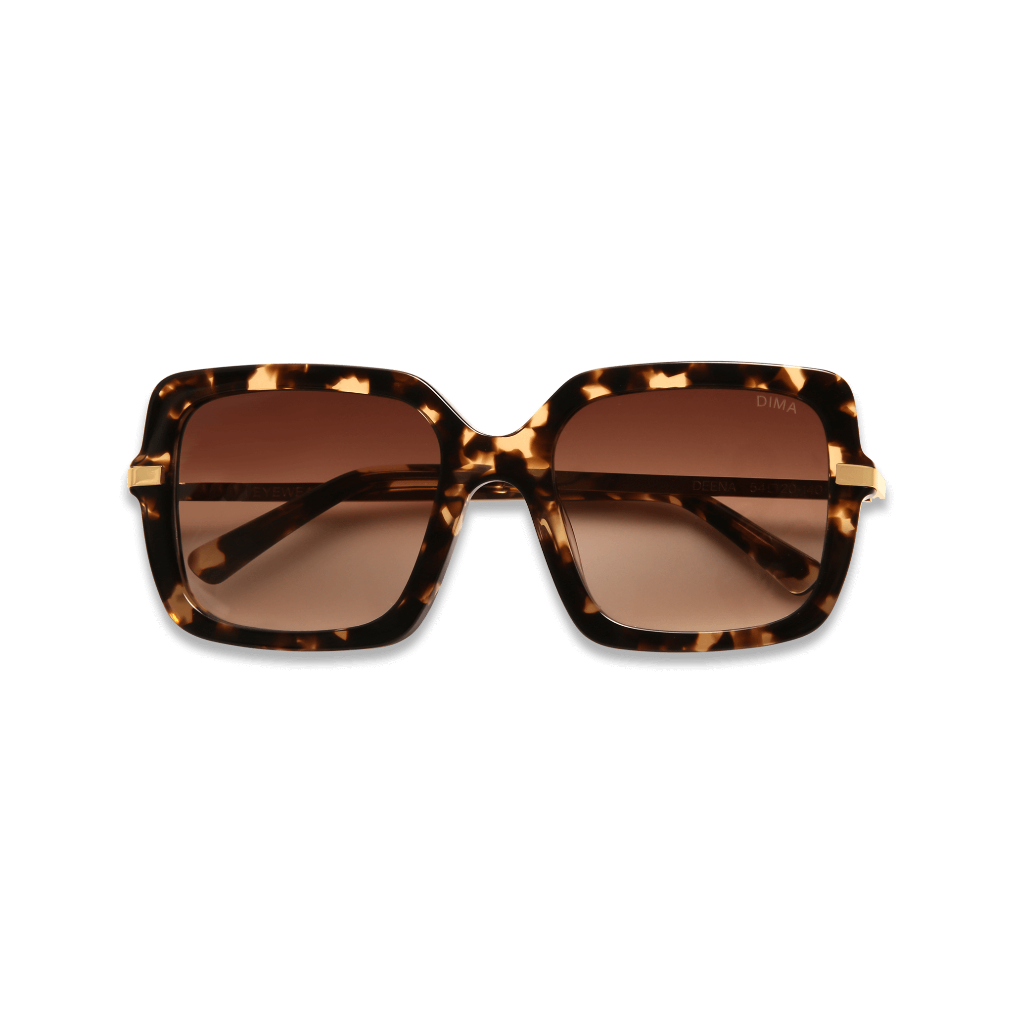 Deena Blonde Tortoise women sunglasses oversized squared 5