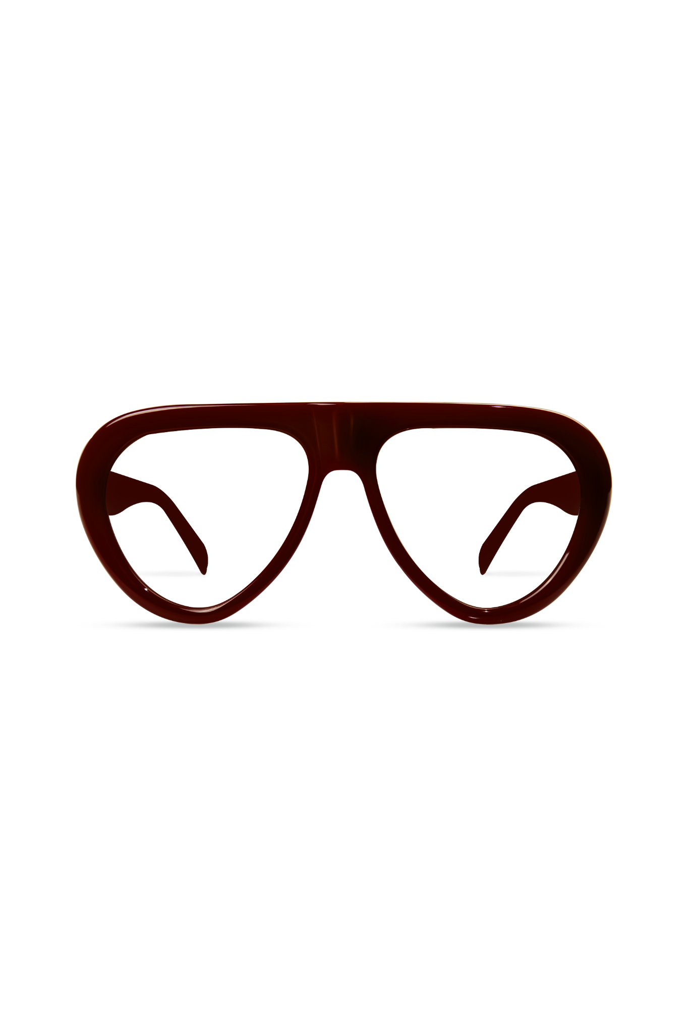 Aggie Maroon Frame Glasses-image