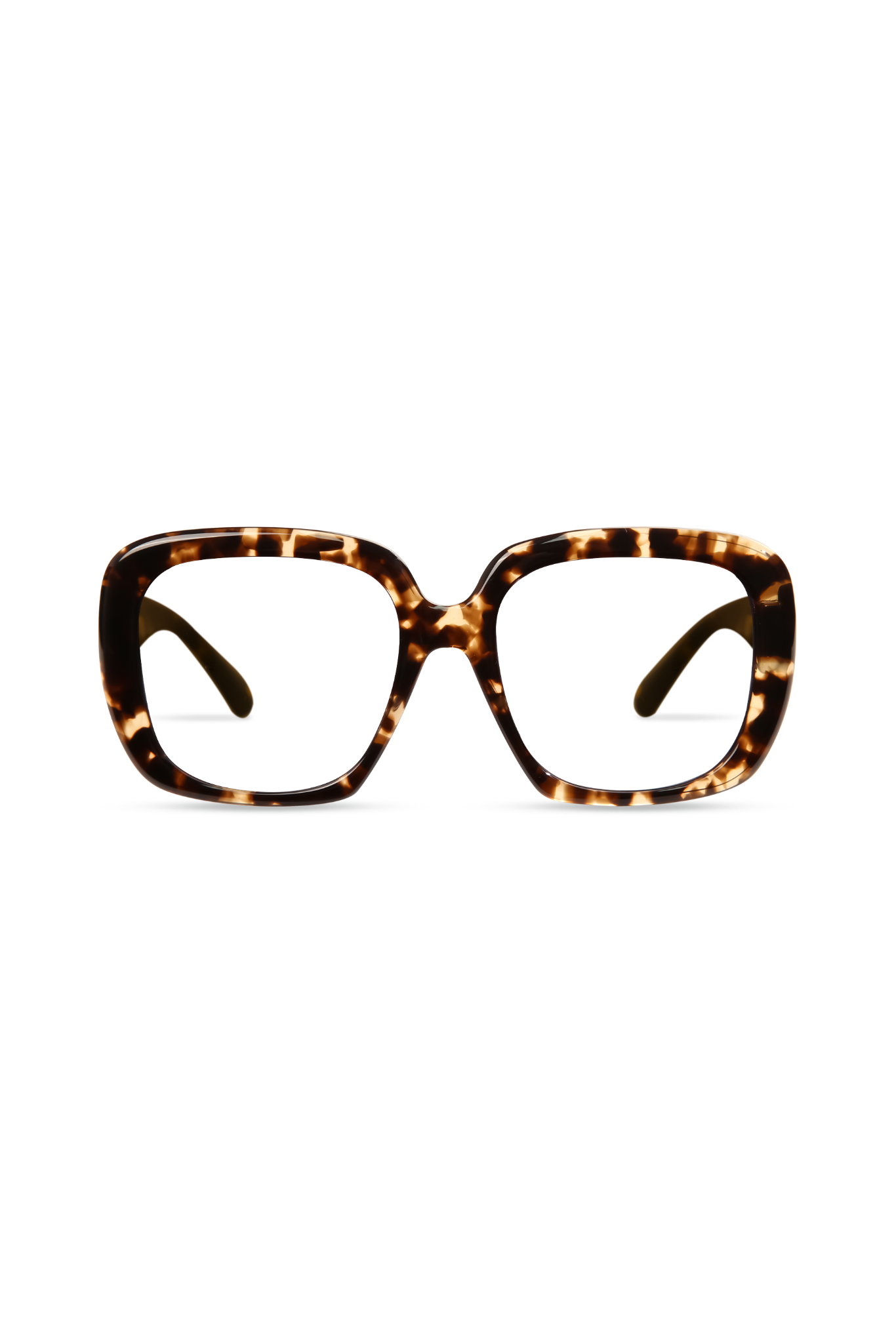 Amelia Blonde Tortoise Frame Glasses-image