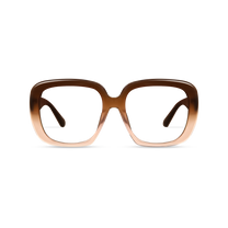 Dima Amelia Milky Brown Gradient Frame Glasses 1