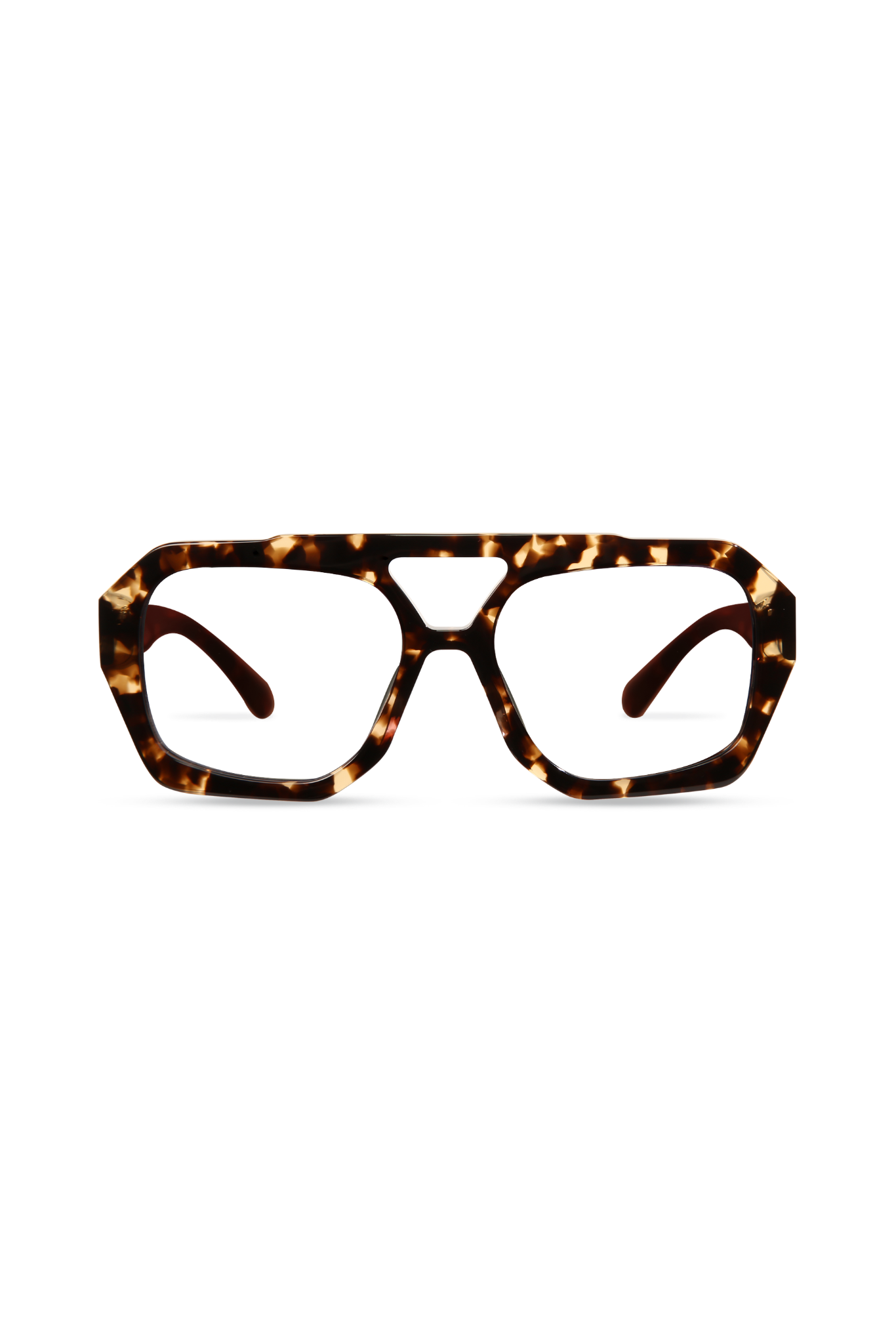 Beth Blonde Tortoise Frame Glasses-image