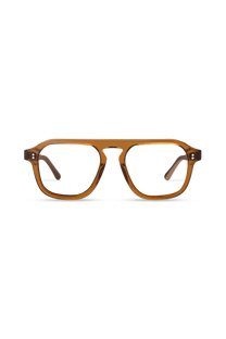 Cameo Crystal Brown Frame Glasses