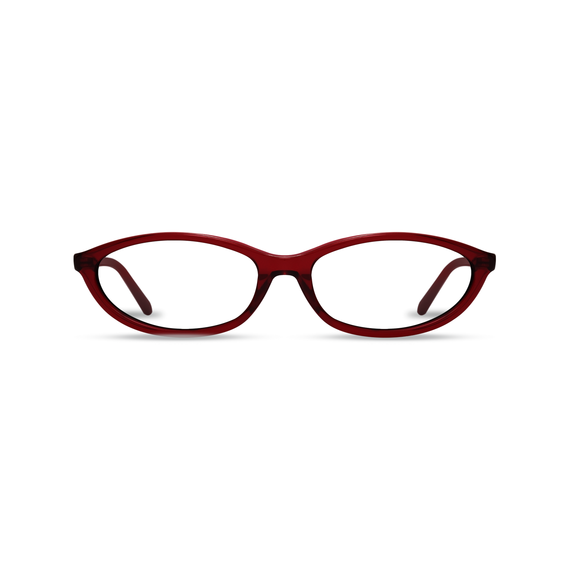 Dima Dina Crystal Red Frame Glasses 1