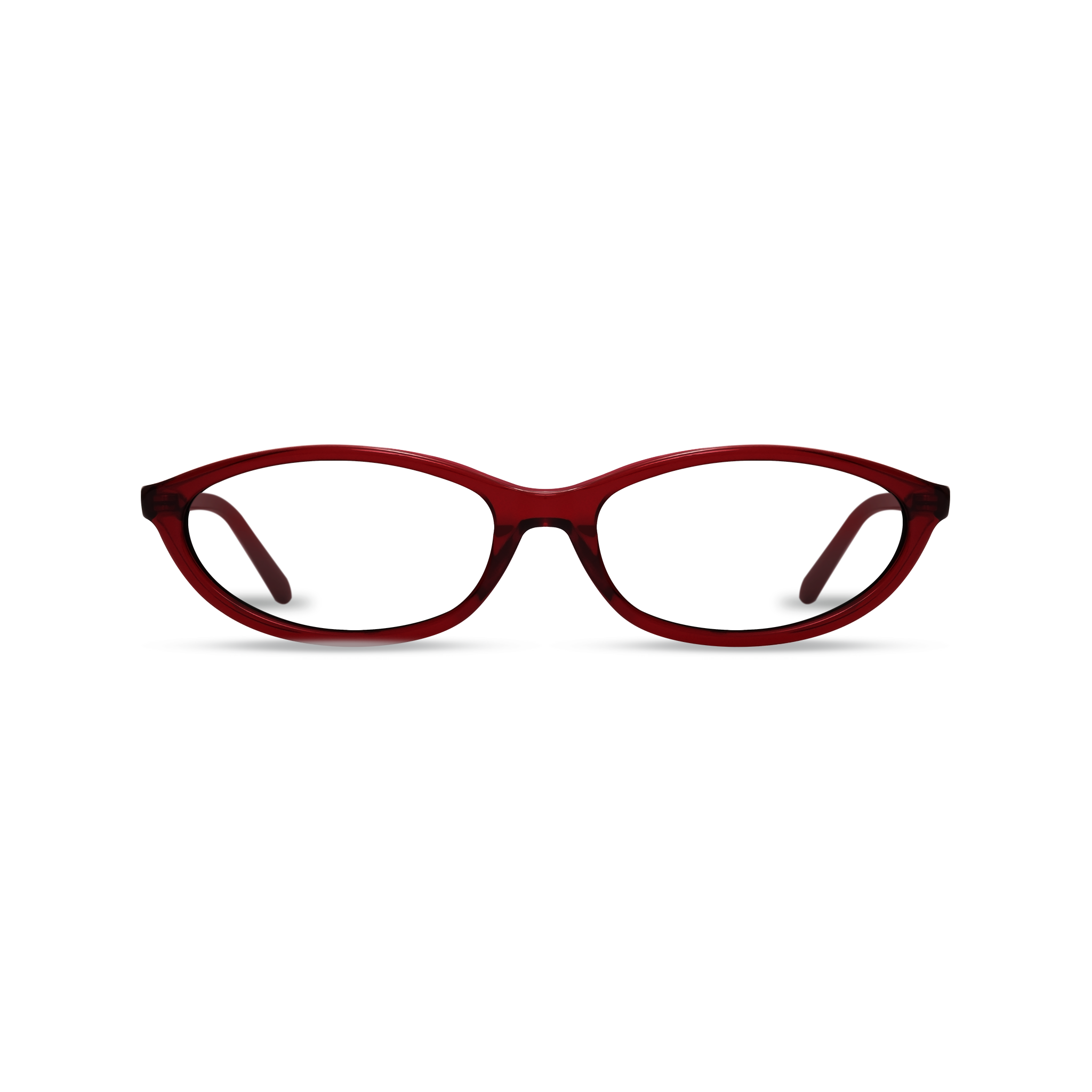 Dima Dina Crystal Red Frame Glasses 1