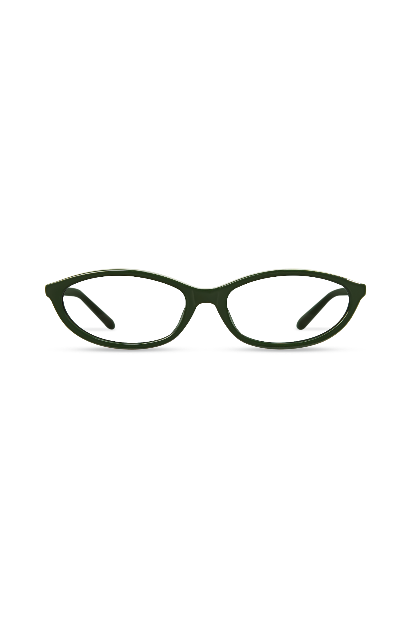 Dima Dina Dark Green Frame Glasses 1