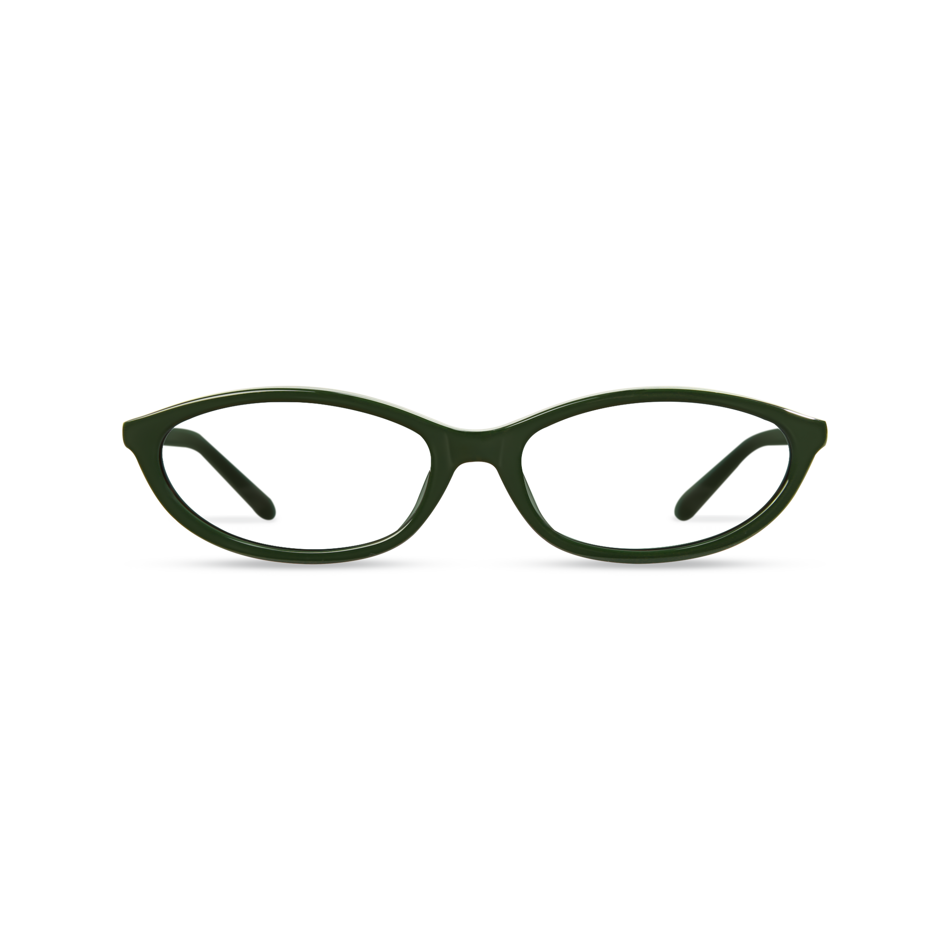 Dima Dina Dark Green Frame Glasses 1
