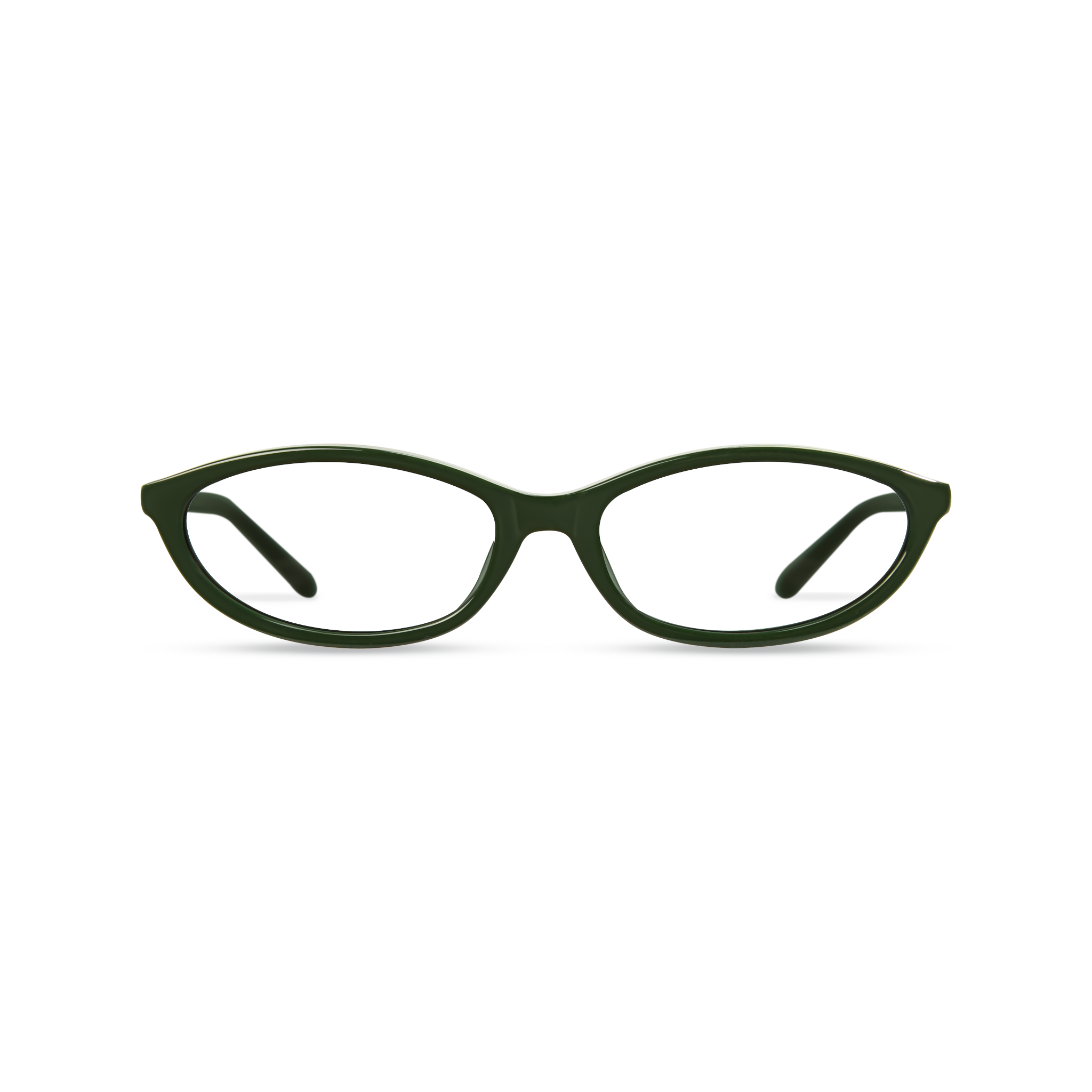 Dima Dina Dark Green Frame Glasses 1