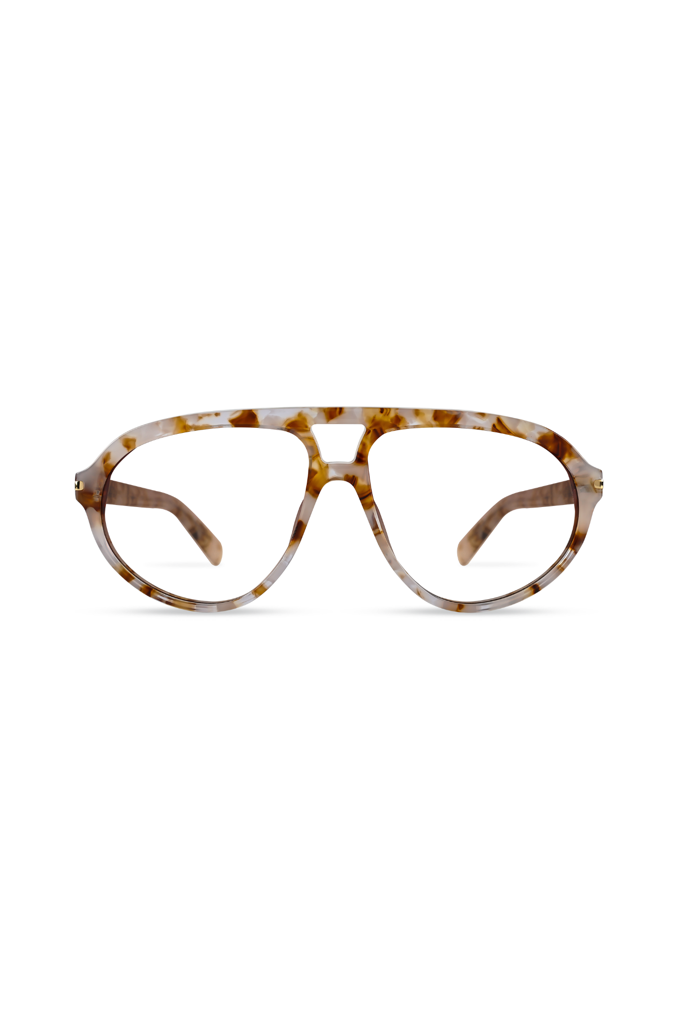 Eclipz Brown Pearl Frame Glasses