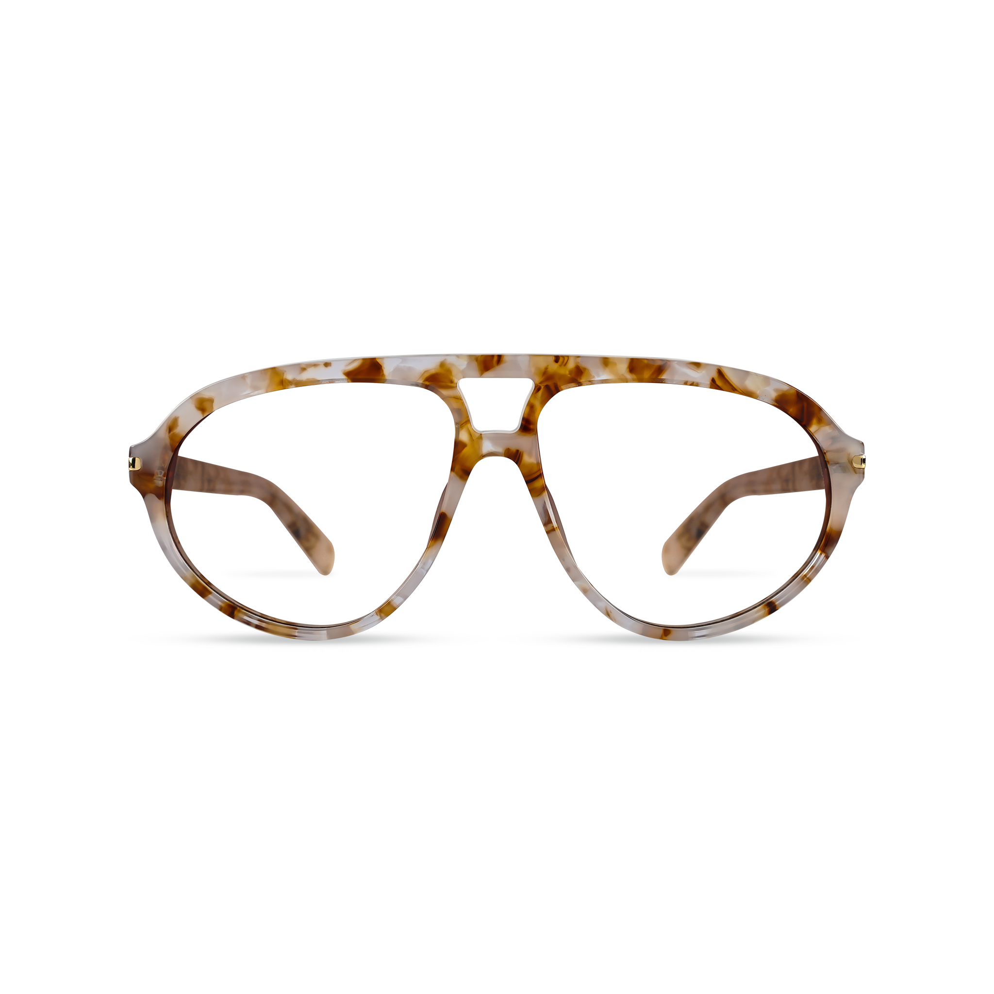 Eclipz Brown Pearl Frame Glasses