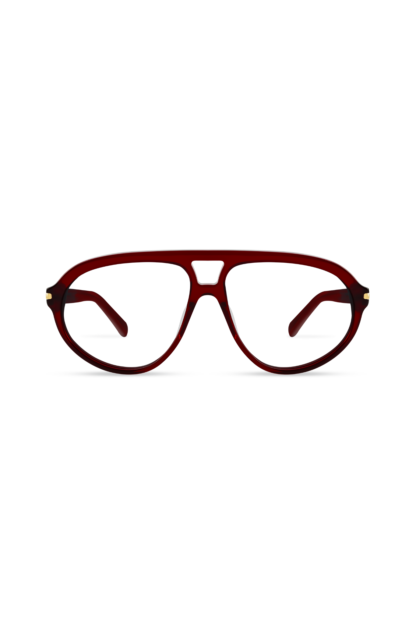 Eclipz Crystal Red Frame Glasses-image
