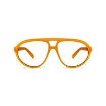 Eclipz Golden Orange Frame Glasses