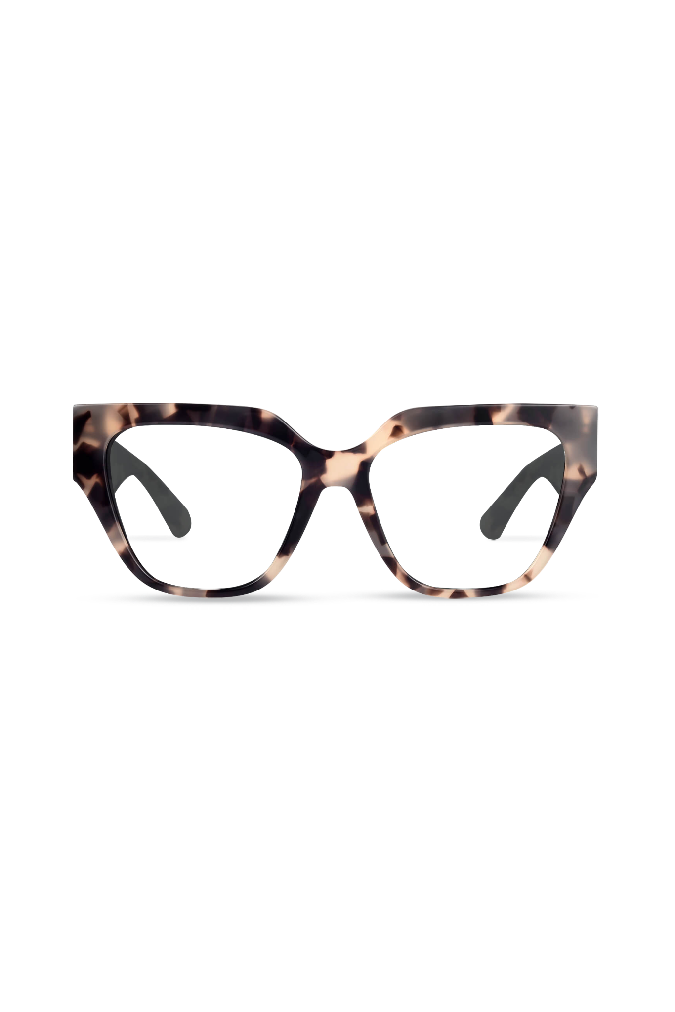 Edith Cream Tortoise Frame Glasses-image