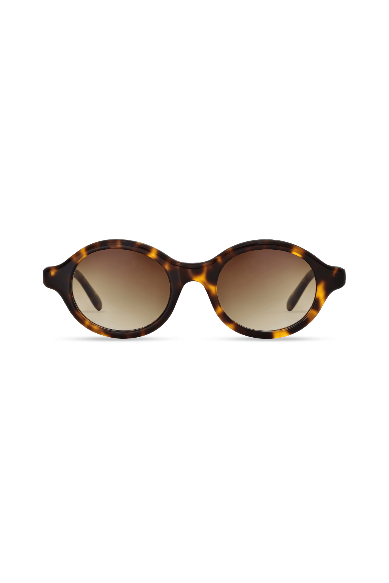 Dima Eyewear Aila Amber Tortoise Frame Brown Gradient Lens 1