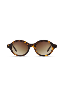 Dima Eyewear Aila Amber Tortoise Frame Brown Gradient Lens 1