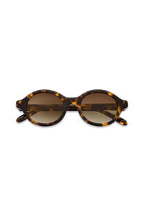 Dima Eyewear Aila Amber Tortoise Frame Brown Gradient Lens 2