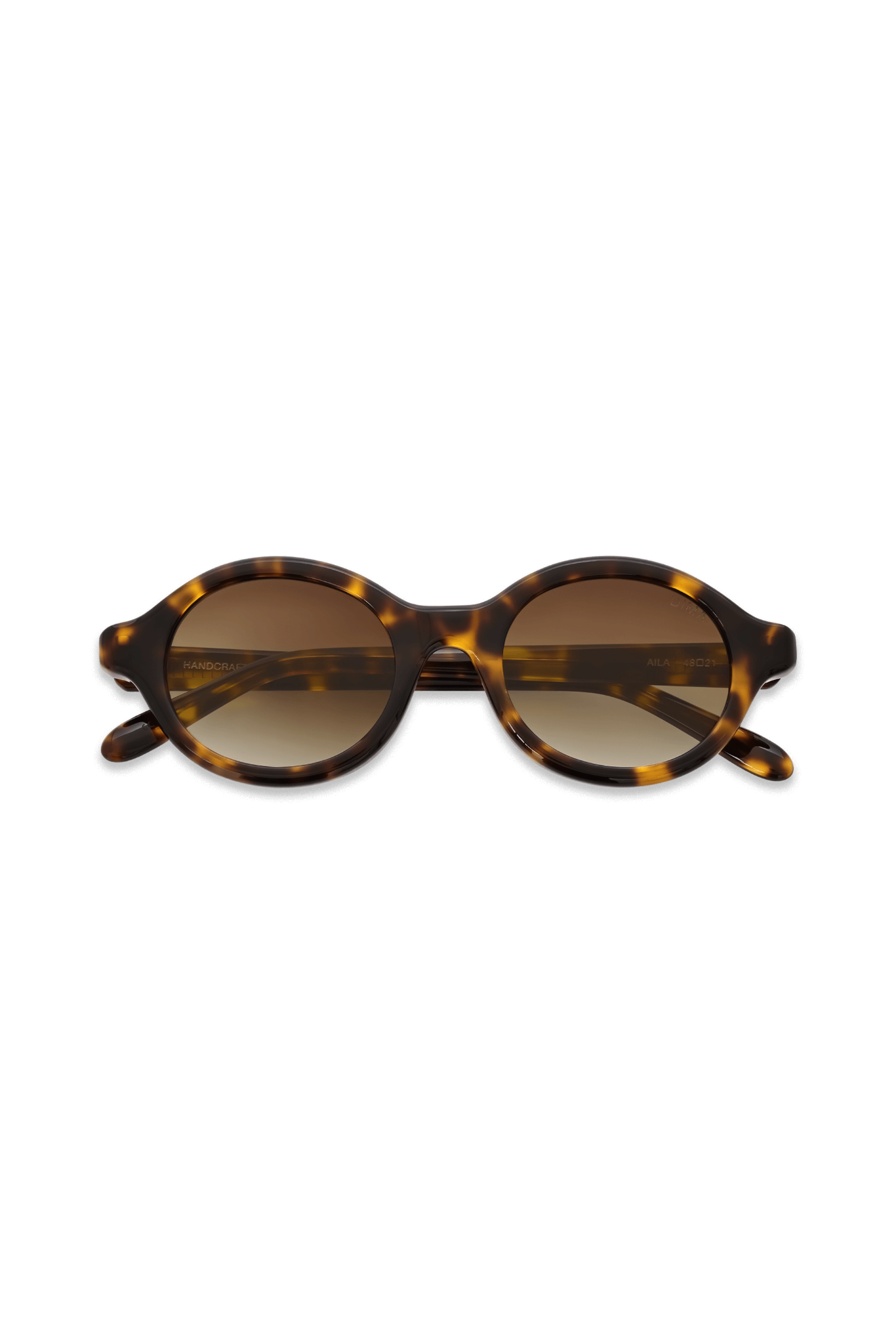 Dima Eyewear Aila Amber Tortoise Frame Brown Gradient Lens 2