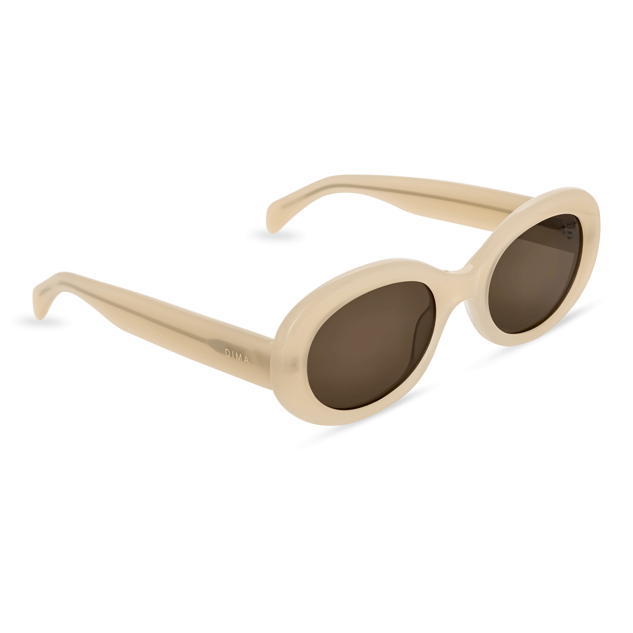 Dima Eyewear Kaia Bone Frame Brown Lens 3