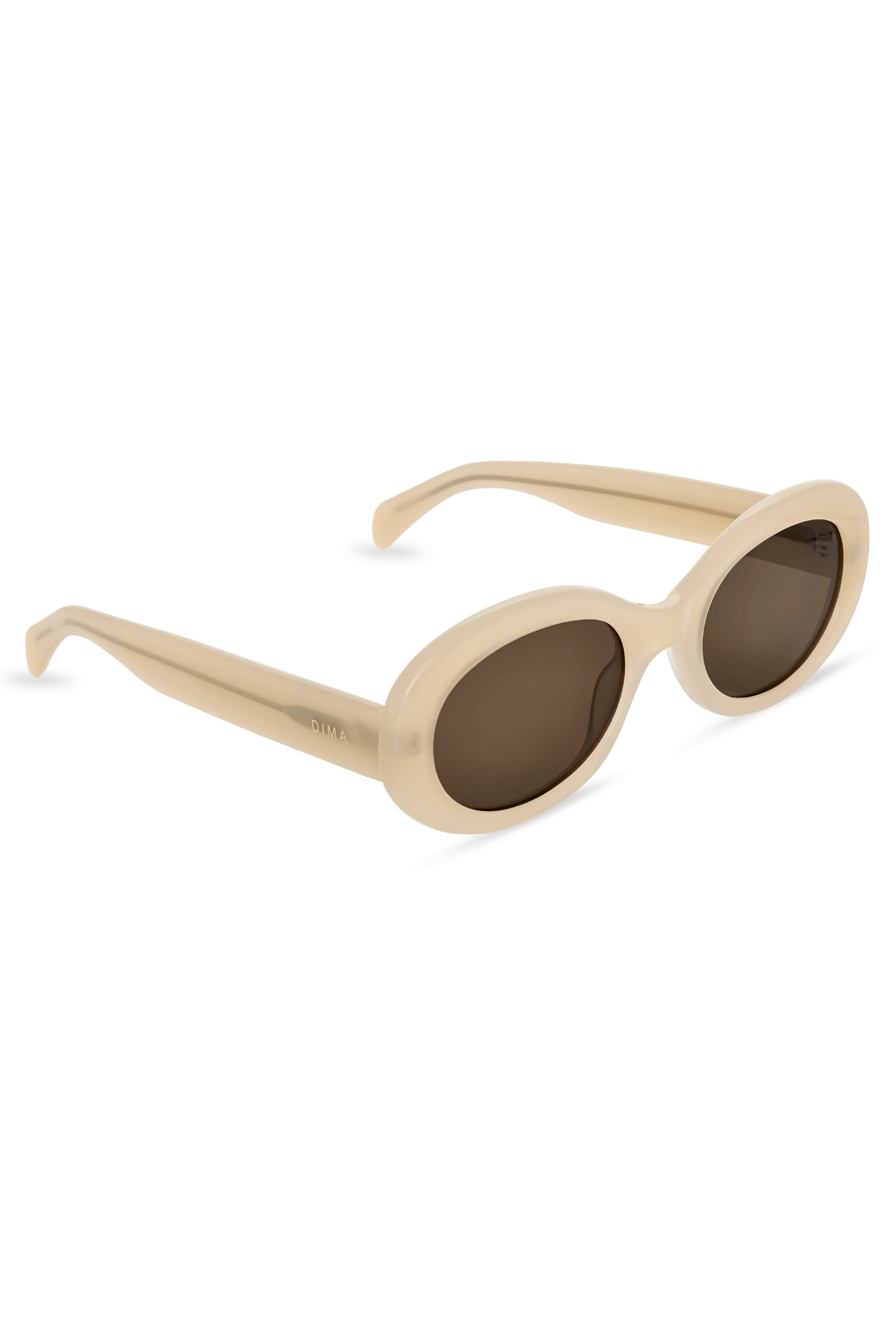 Dima Eyewear Kaia Bone Frame Brown Lens 3