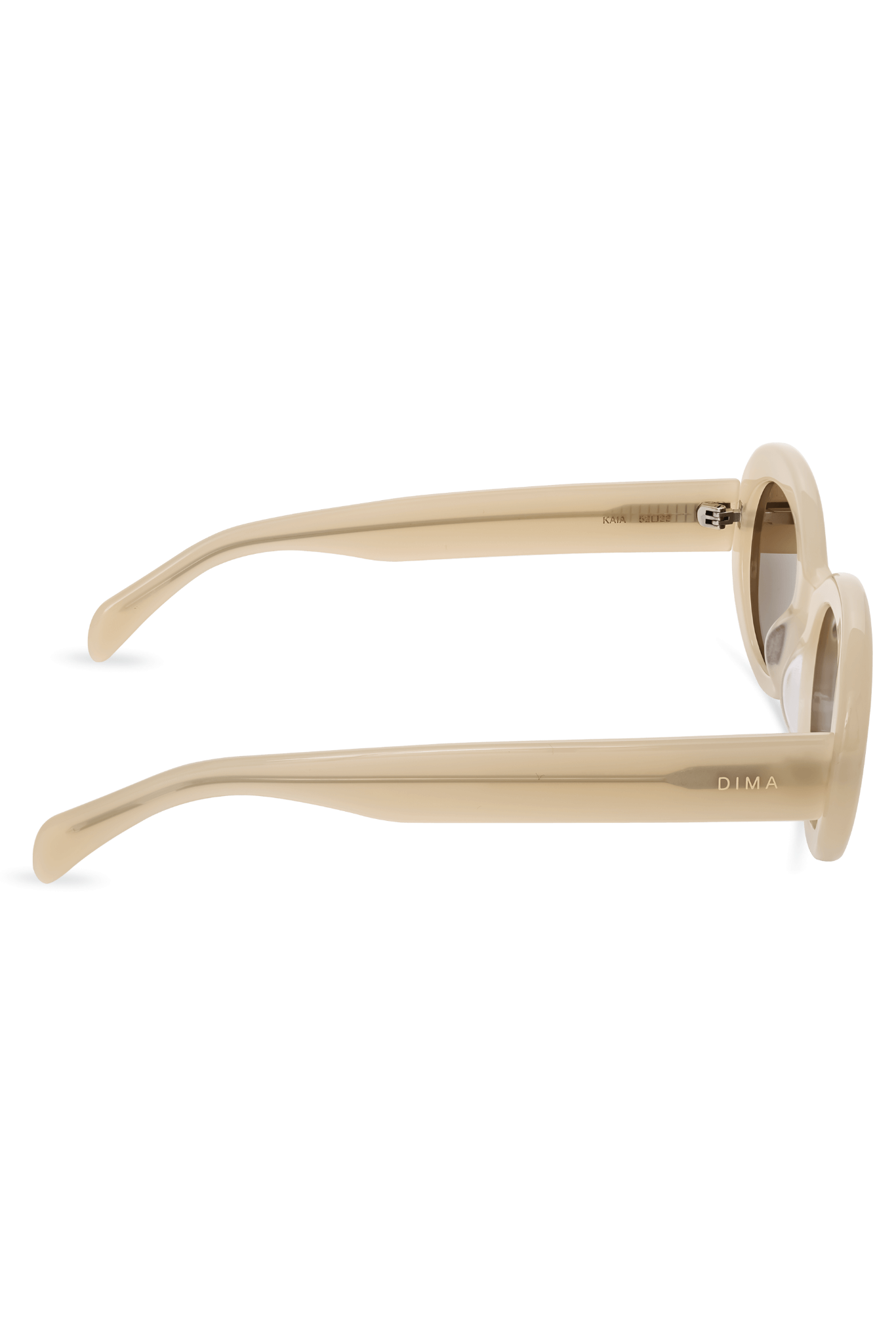 Dima Eyewear Kaia Bone Frame Brown Lens 4