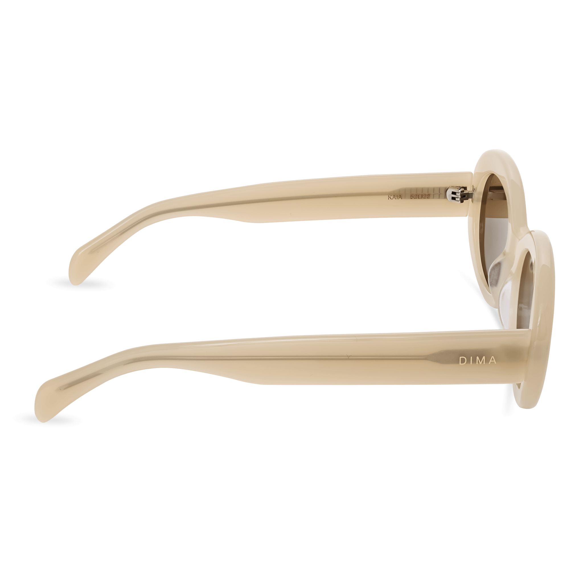 Dima Eyewear Kaia Bone Frame Brown Lens 4