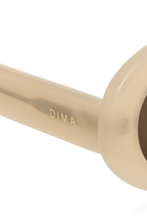 Dima Eyewear Kaia Bone Frame Brown Lens 5