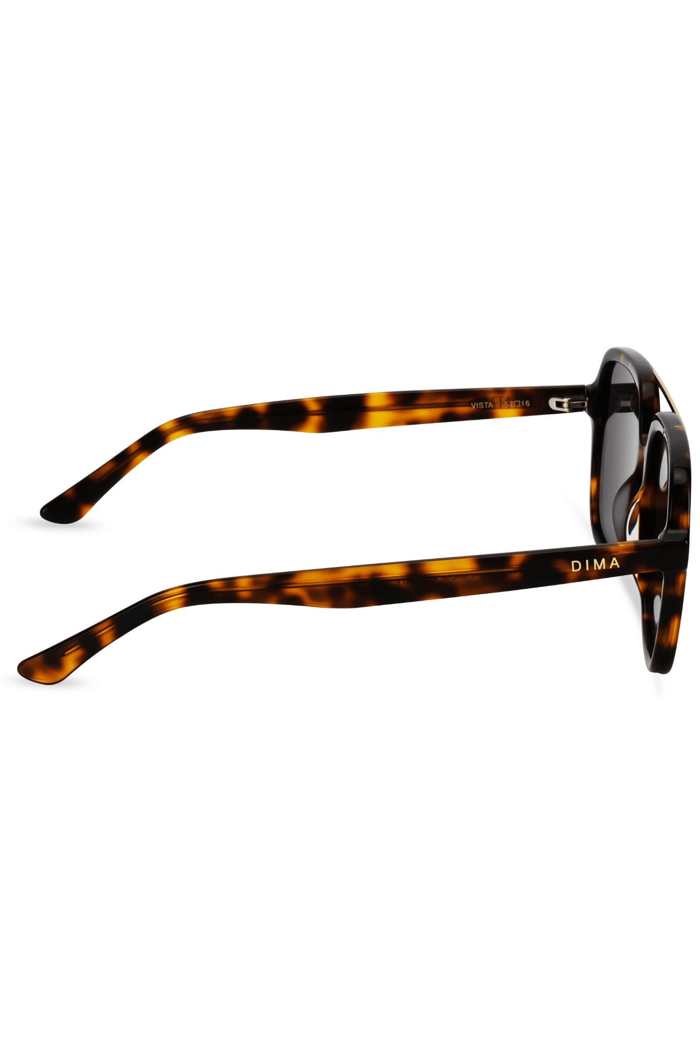 Dima Eyewear Vista Brown Tortoise Frame Grey Lens 4