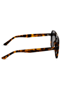 Dima Eyewear Vista Brown Tortoise Frame Grey Lens 4