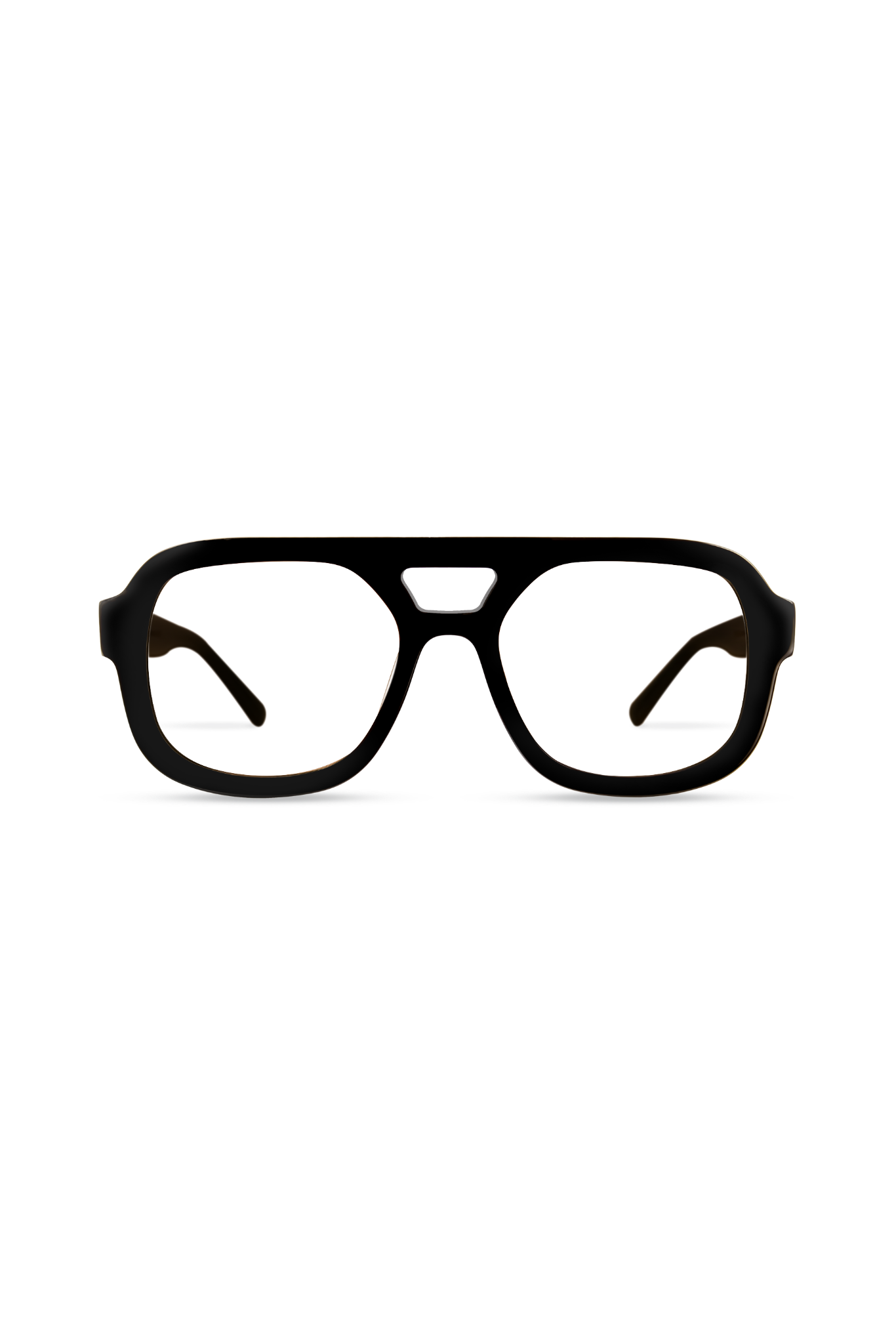 Dima Flare Black Frame Glasses 1