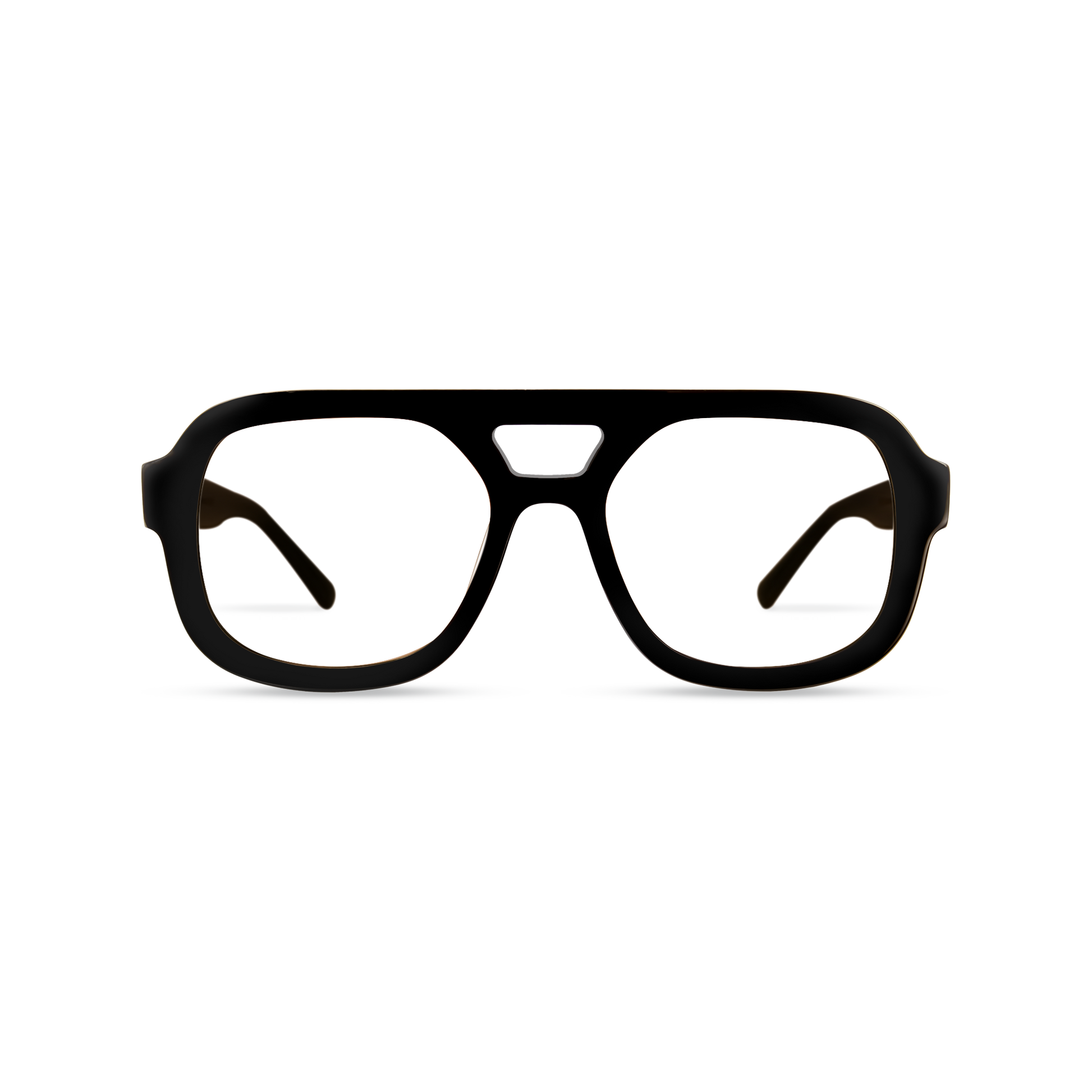 Dima Flare Black Frame Glasses 1